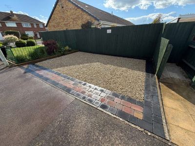 Gravel driveway