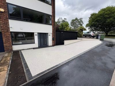 Resin bound driveway