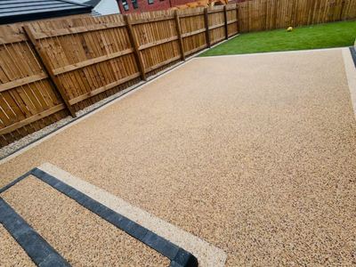Resin bound driveway
