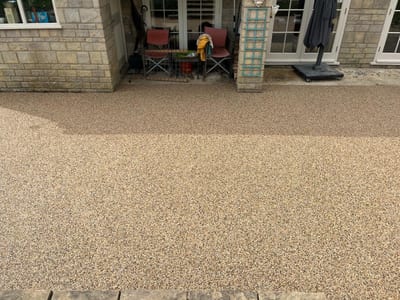 Resin bound driveway