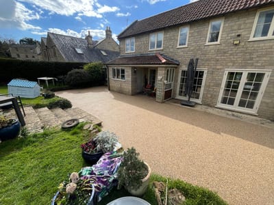Resin bound driveway
