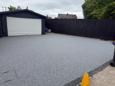 Resin bound driveway