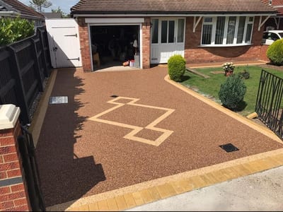 Resin bound driveway