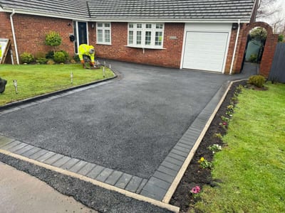 Tarmac driveway