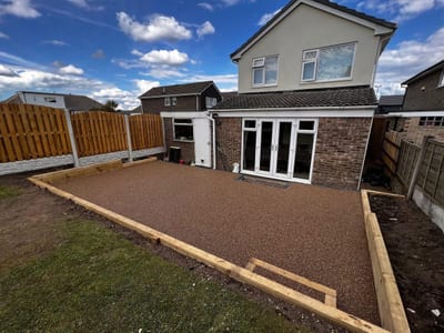 Resin bound driveway