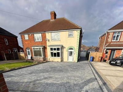 Block paving driveway