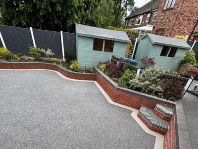 Resin bound driveway