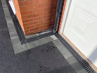 Driveway drainage channel