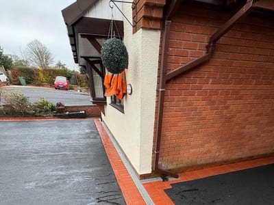 Driveway drainage channel