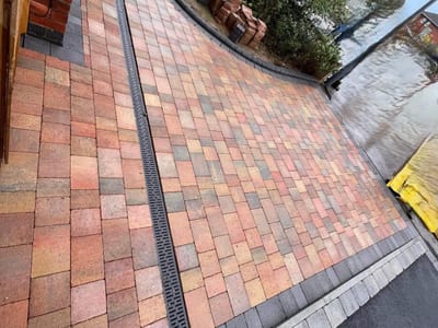 Driveway drainage channel